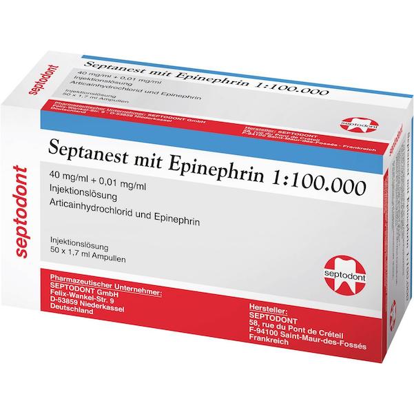 Septanest mit Epinephrin 1:100 000