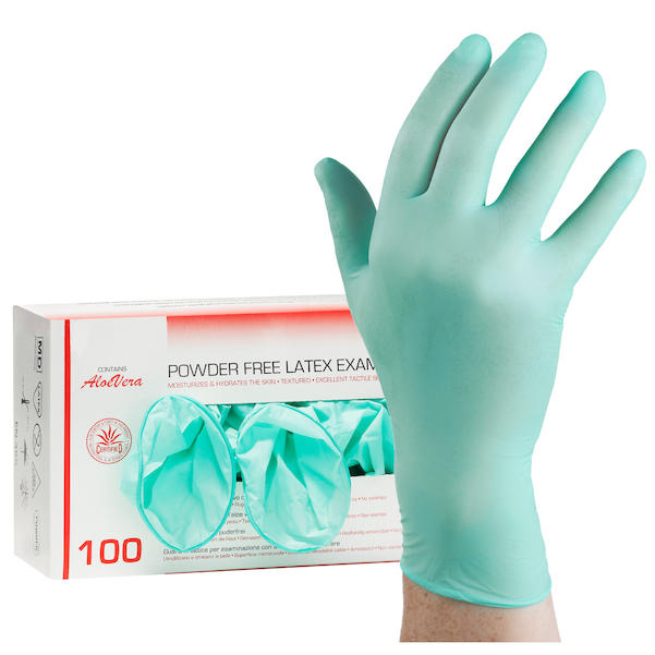 DE-Latex-Handschuhe mit Aloe Vera