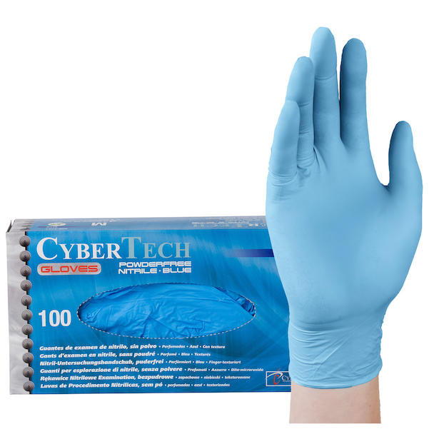 Nitril-Handschuhe blau