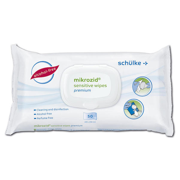 mikrozid sensitive wipes premium