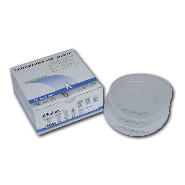 Erkoflex transparent, mit Isolierfolie, Ø 120 mm (rund)