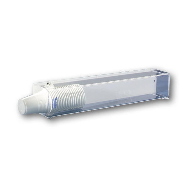 Becherspender transparent