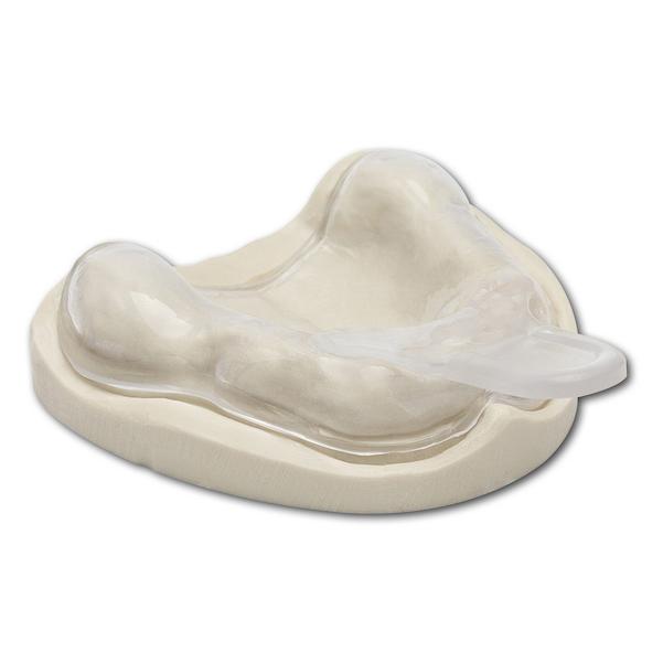Drufoplast (mit angespritztem Löffelgriff) klar-transparent, Ø 120 mm (rund)