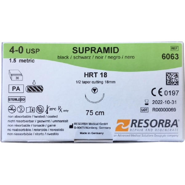 SUPRAMID schwarz - Nadeltyp HRT 18