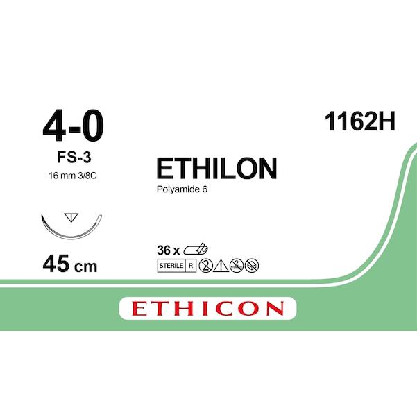 ETHILON schwarz, monofil - Nadeltyp FS3
