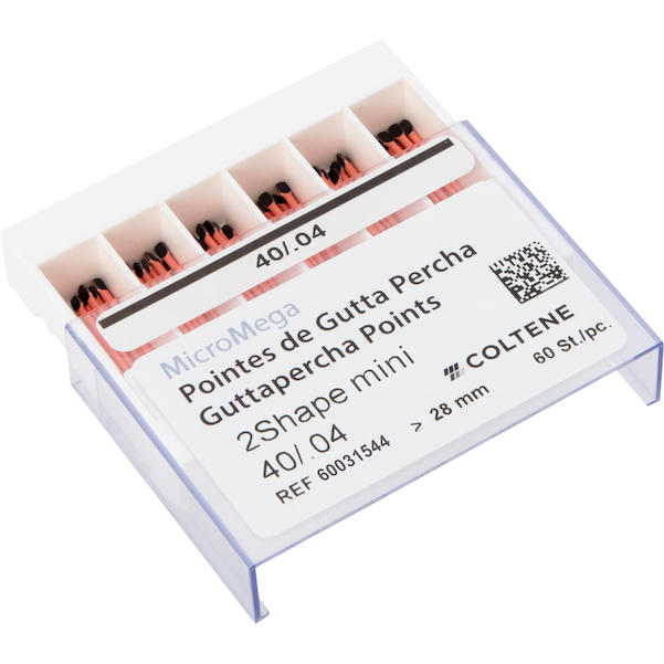 MicroMega 2Shape™ mini Guttaperchaspitzen