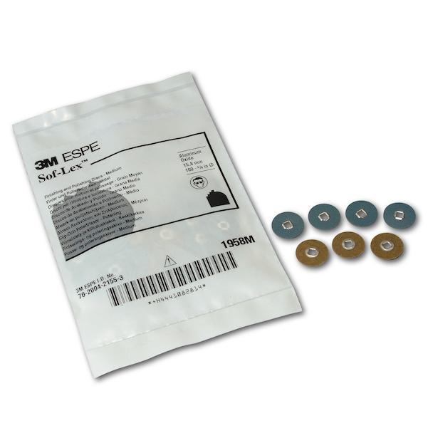 3M Sof-Lex™ Polierscheiben für Moore-Mandrelle
