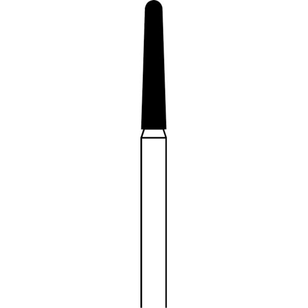 Diamant-Schleifkörper für FG, Kegel rund