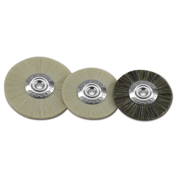 Schmalbürsten mit Ziegenhaar, Aluminiumkern