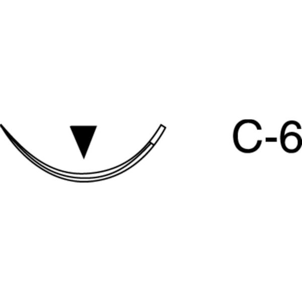 Perma-Sharp™, Seide schwarz - Nadeltyp C-6