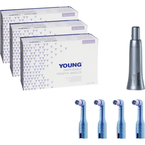 Young™ Einweg-Prophylaxe-Winkelstück - Starter Kit