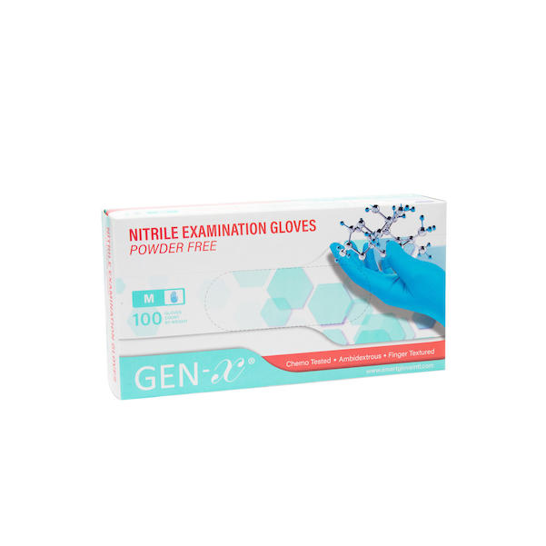 100 Stück: Gen-X Nitril Handschuhe