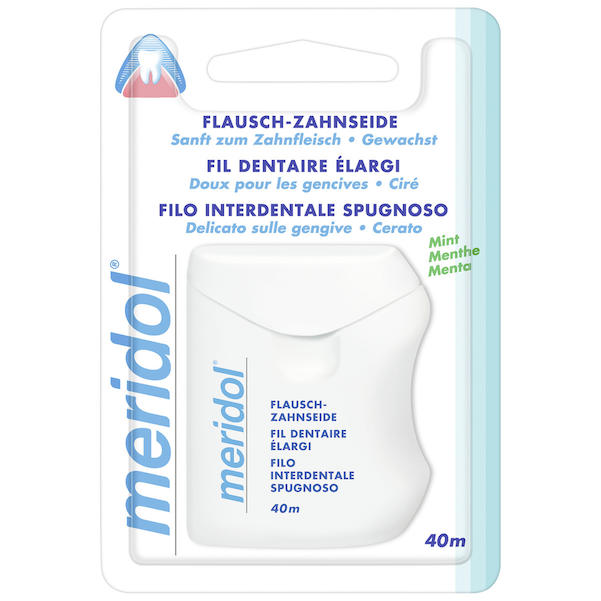meridol® Flausch-Zahnseide gewachst