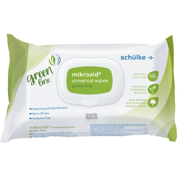 Mikrozid universal wipes green line