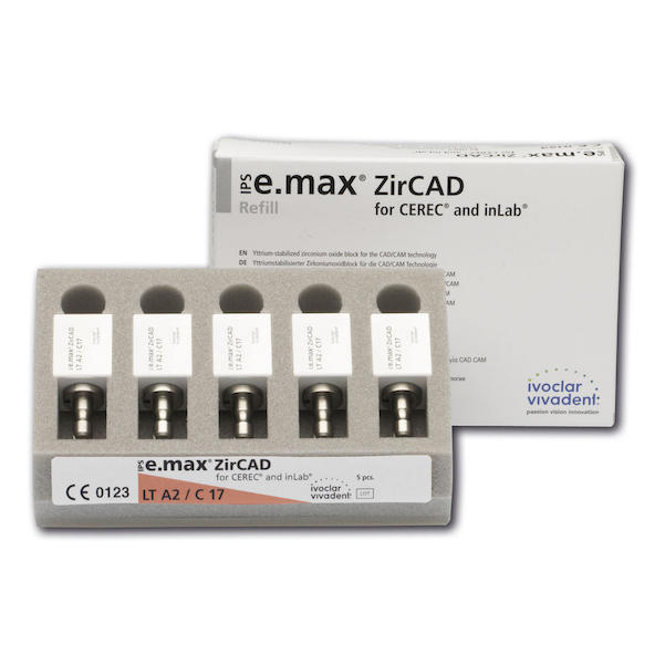IPS e.max ZirCAD LT for CEREC C17 und B45