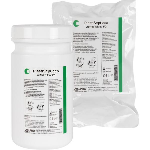PlastiSept eco JumboWipes 50 - Nachfüllpackung